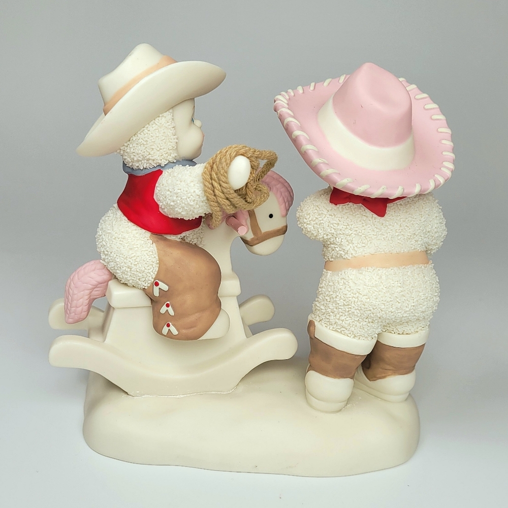 Department 56 Snowbabies Let's Pretend "Howdy Partner" 4.75" - #56.69354 - Picture 4 of 10